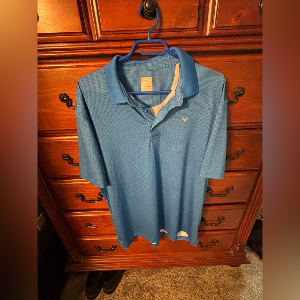 Men's Blue golf Shirt